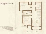 万润北京运河湾_2室2厅1卫 建面85平米