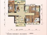 诗蓝春晓_4室2厅2卫 建面121平米