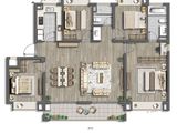 栖霞栖园_4室2厅2卫 建面131平米