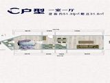 海润假日_1室1厅1卫 建面80平米