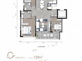 德商天骄城学府_3室2厅2卫 建面120平米