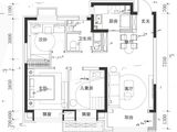 万达长春国际影都_3室2厅1卫 建面95平米