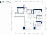 中交国际邮轮广场_3室2厅1卫 建面101平米