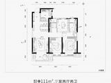 融信时光之城_3室2厅2卫 建面111平米