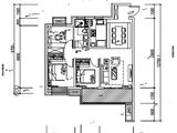 万达西岸CLASS_3室2厅1卫 建面105平米