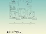 静海万达御府世家_3室2厅1卫 建面90平米