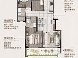 龙光花溪澜园_3室2厅2卫 建面91平米