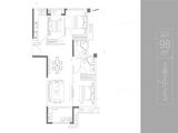 国贸学原一二期_3室2厅2卫 建面98平米