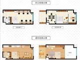 青岛动投壹中心_1室1厅1卫 建面46平米