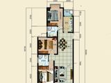 华顺时代新城_2室2厅1卫 建面135平米