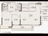 悦江上品_3室2厅2卫 建面137平米