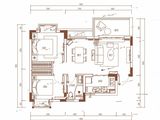 蓝光青城河谷_2室2厅1卫 建面64平米