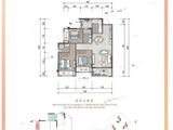 金科四季阳光_3室2厅2卫 建面99平米