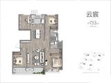 景业龙光玖云府_4室2厅2卫 建面132平米