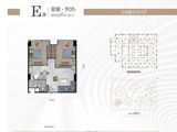 浐灞金融城桃花TAN_5#98平户型 建面98平米