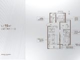 映园春晓_3室2厅1卫 建面98平米