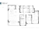 龍宸壹號_4室2厅3卫 建面188平米