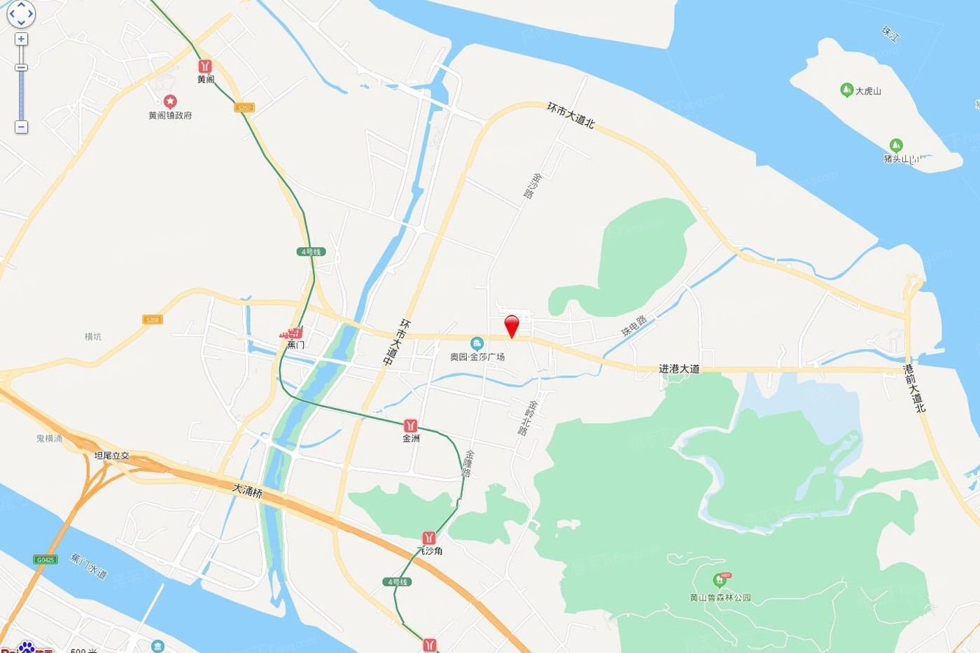 2021NJY-4南沙区南沙街进港大道南侧地块