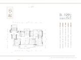 万科江右东方_4室2厅2卫 建面129平米