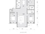 华崴學府拾號_3室2厅2卫 建面132平米