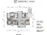 渠县希望城_4室2厅2卫 建面115平米