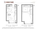 旭辉中睿府(商务LOFT)_1室1厅1卫 建面42平米