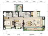 麓岭汇_2室2厅2卫 建面112平米