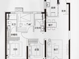 招商时代主场_3室2厅2卫 建面117平米