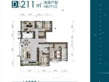 北方惠城_4室2厅3卫 建面211平米