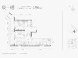 浐灞金融城桃花TAN_3室2厅3卫 建面196平米