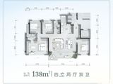 龙湖西宸御湖境_4室2厅2卫 建面138平米