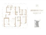 城发投时代中心_4室2厅3卫 建面173平米